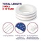 TSSART 1/4" Seam Diagonal Seam Tapes - 10Yard Each Roll Sewing Basting Tape for Stitching Straight Diagonal Seams Instruction Tool (2Pack)